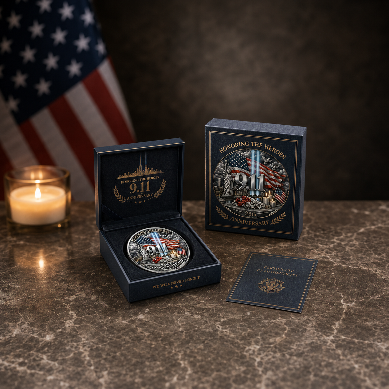 ❤️Last Day 50% OFF - 9/11 Never Forget – 25th Anniversary Commemorative Coin