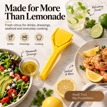 Handheld Citrus Squeezer – Fresh Juice in One Easy Press
