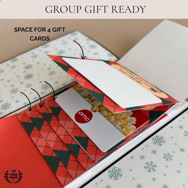 ⏰LAST DAY 50% OFF - 2026 New🎅🎁 Waterfall Christmas Gift Card Booklet 💳✨