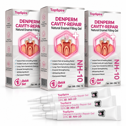 🔥TopSpire® DenPerm Cavity-Repair Natural Enamel Filling Gel