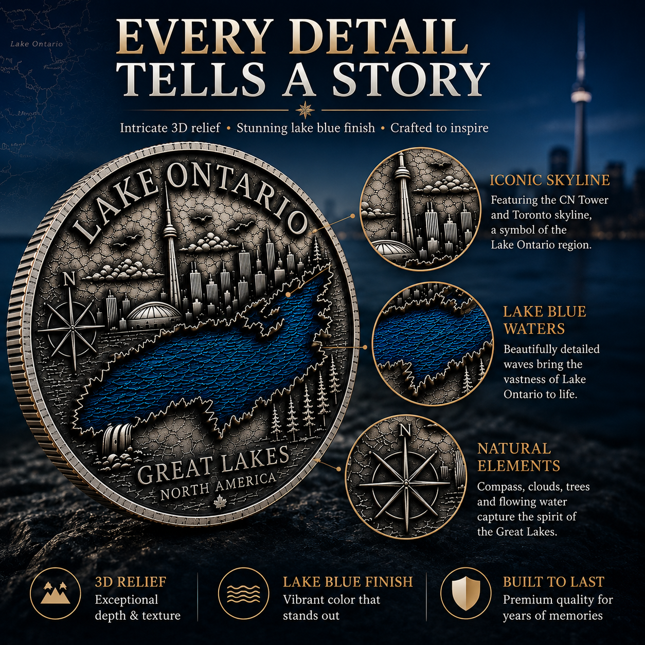 Lake Ontario Commemorative Coin – A Memory You Can Hold