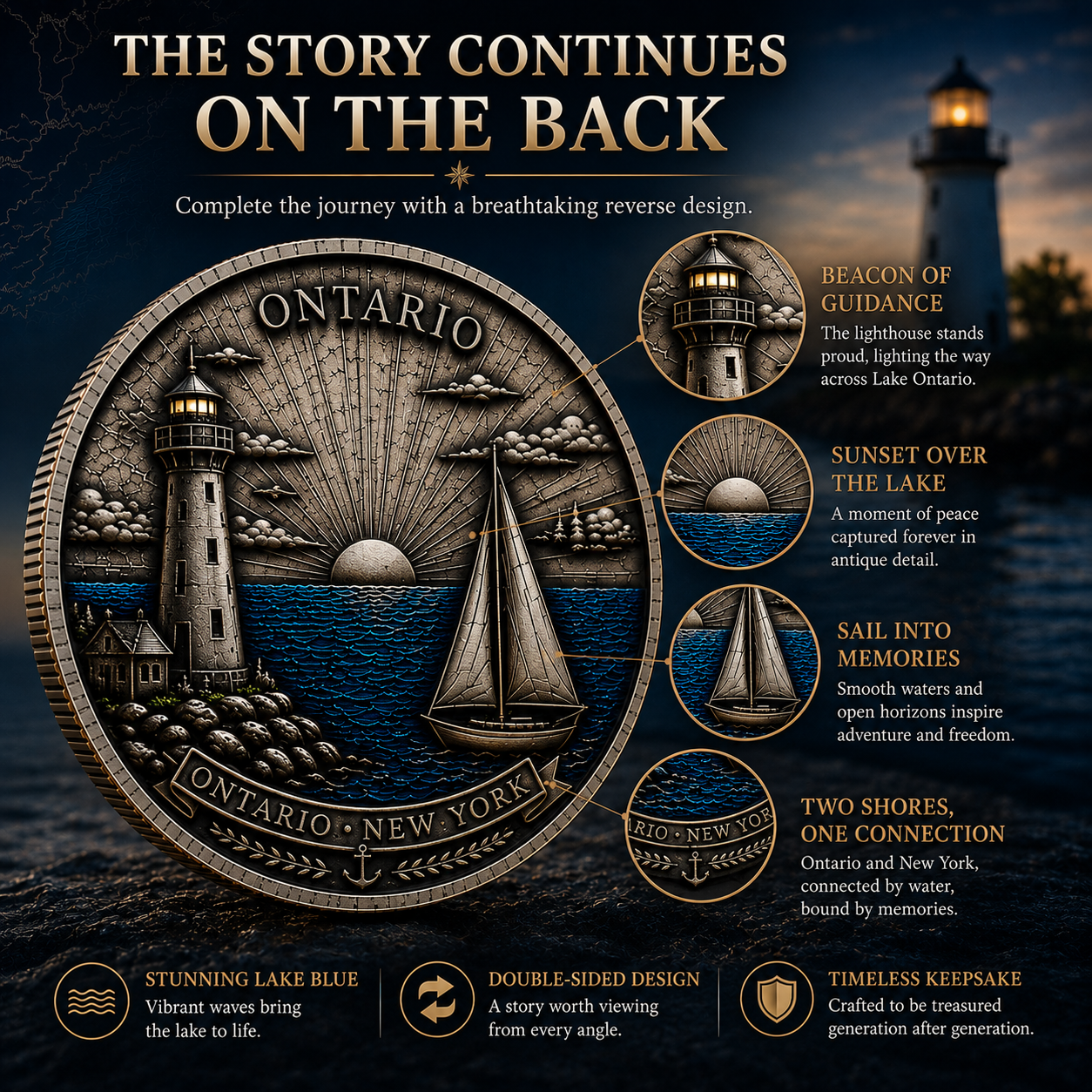 Lake Ontario Commemorative Coin – A Memory You Can Hold