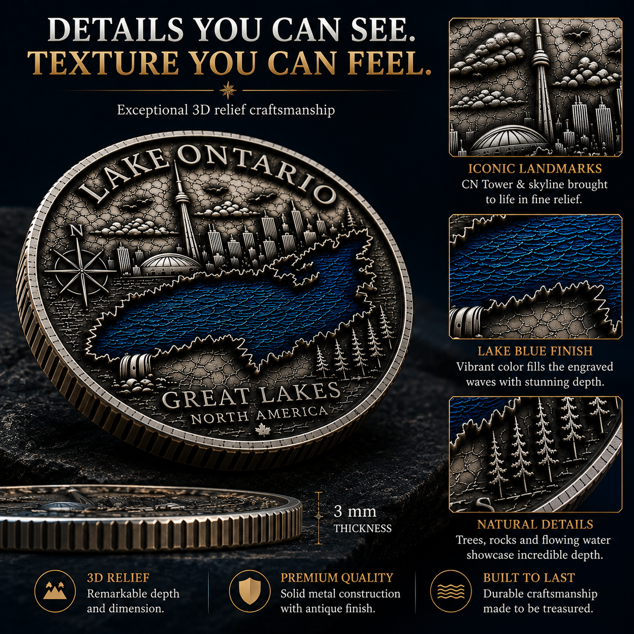 Lake Ontario Commemorative Coin – A Memory You Can Hold