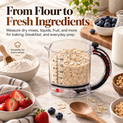 Adjustable Measuring Cup – One Cup for Every Measure