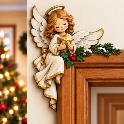 ⏰ LAST DAY 50% OFF 🎅 3D Sculpted Christmas Peekaboo Door Frame Corner Decor