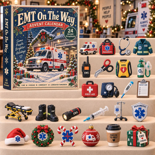 CHRISTMAS KICKOFF 40% OFF - EMT On The Way Advent Calendar 2026 - 24-Day Festive Countdown, Charms Blind Box - Gift For Family, Friends AC0TH307